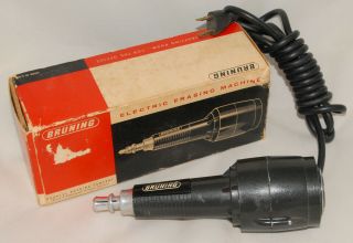 Vintage - Charles Bruning - Electric Drafting Eraser Cat.  3831 Parts