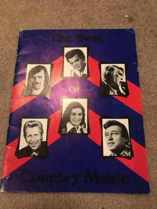 Vintage 1970 The Best Of Country Music Program Book Photos Dolly Parton