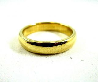 Tiffany & Co.  Vintage 18k Gold Polished Band Ring 6.  17 Grams Size 7.  5 Circa 1999
