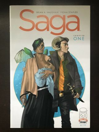 Saga 1 2012 First Printing Image Comic Book.  Vaughan Fiona Staples