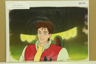 Captain N The Game Master Animation Cel Hand Painted Background (3 - 10)