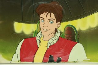 Captain N The Game Master Animation Cel Hand Painted Background (3 - 10) 2