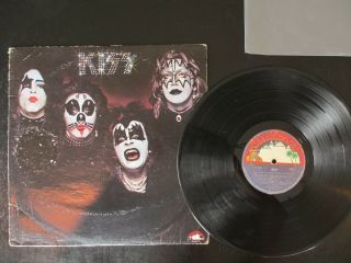 Kiss - Self Title Debut Lp 1974 Us Nb 9001 Vinyl Record W/ Kissing Time