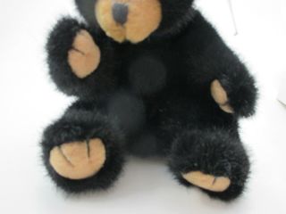 drwr BLACKY RUSS BERRIE Pot Belly black Bear teddy plush vintage 3