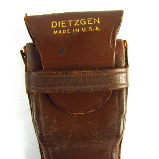 Eugene Dietzgen Co.  1750 Maniphase Slide Rule & Leather Case 1938 2
