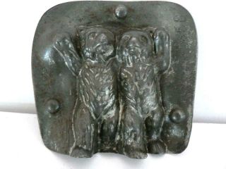 Antique Anton Reiche 8358 Two Bears Chocolate Mold