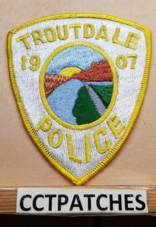 Troutdale,  Oregon Police Shoulder Patch Or