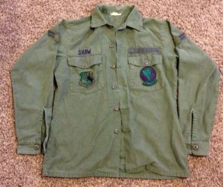 Us Air Force Vintage Uniform Shirt Jacket Air Command Patch