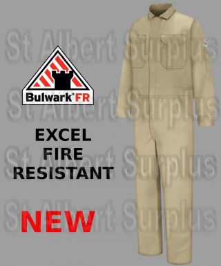 Bulwark Excel Fire Resistant Coveralls - Size 48 Ln - Xl - - 1260qa