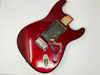 Vintage Fender American Stratocaster Body Red,  Hardware Usa 1990