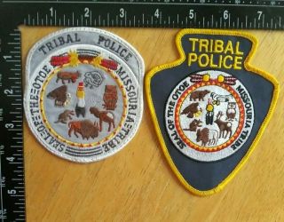 Seal Of The Otoe Missouria Tribe Oklahoma Tribal Police Patch