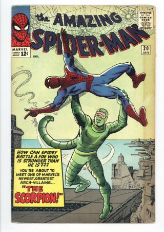 Spider - Man 20 Vol 1 Higher Grade 1st Appearance Of Scorpion