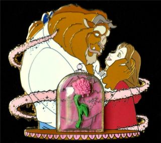 Disney Beauty And The Beast Belle Transformation With Rose Le 500 Pin