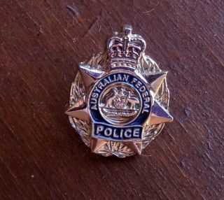 Obsolete Afp Police Tie Lapel Pin Badge