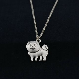 Cartoon Chow Chow Pendant Necklace Animal Rescue Donation