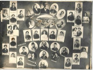 Armenia,  Greece,  Turkey:1913 A Combined Photo With Portraits Of Armenians.