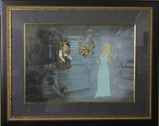 Walt Disney Pinocchio Fate Steps In Limited Edition Le Character Cel W Sdt