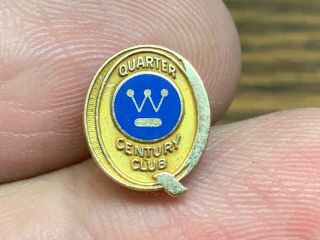 Westinghouse 1/10 10k Gf Stunning Quarter Century 25 Years Service Award Pin.