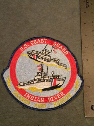 1970s Us Coast Guard Station Patch,  Indian River