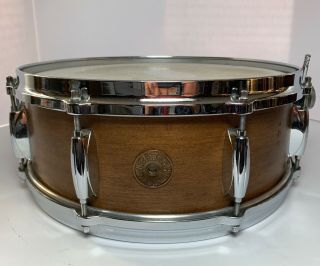 Vintage Gretsch Snare Drum 14 " X 5 " 1960s Round Badge