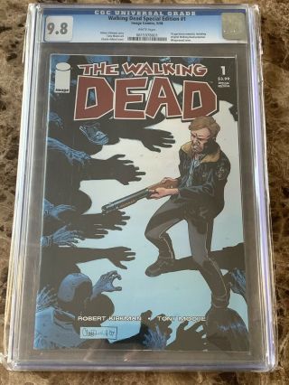 Walking Dead Issue 1 Special Edition Cgc 9.  8