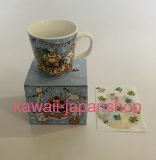 Pokemon Sword & Shield X Mister Donut Mug Cup & Coaster Christmas Japan Limited