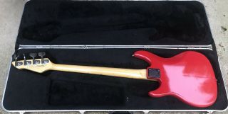 Vintage Red Peavey Fury 4 String Electric Bass - Made in the USA with OHSC 2