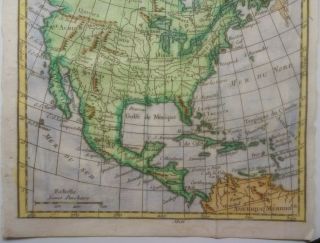Antique Map of North America by Robert de Vaugondy 1750 3