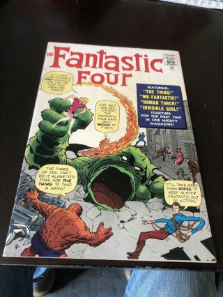 Fantastic Four 1 Golden Record Reprint Grr,  6 - 6.  5