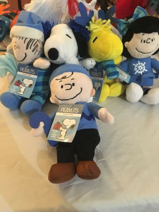 Peanuts Plush Musical Snoopy Minus Charlie Brown Woodstock And Lucy Nwt