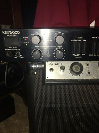VINTAGE KENWOOD BASIC C2 Preamp Preamplifier w/MM&MC Phono Section 2