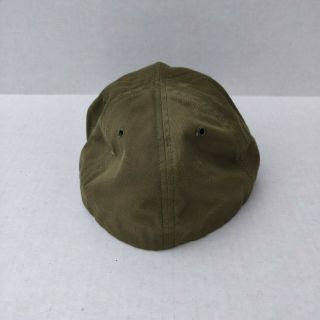 Vintage Vietnam US Army Military Green Field Cap Pins Hat Ace MFG Co Size 7 1/8 2