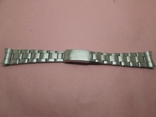 Vintage Rolex 7835 Stainless Steel Folded Link Oyster 19mm Watch Bracelet