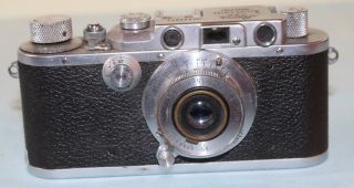 Vintage Leica D.  R.  P.  Ernst Leitz Wetzlar 35 Mm Camera W Elmar Lens 237811