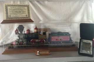 Walt Disney Lilly Belle Train G - Scale Hartland Locomotive,  24k Gold Card