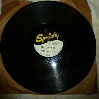 1957 Rock And Roll 78 Rpm Record - Larry Williams - Specialty 615