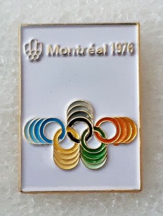 1976 Summer Olympics Games Montreal,  Quebec Canada Lapel Pin Badge