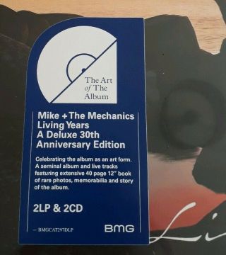 Mike and The Mechanics : Living Years Vinyl/CD Box set With Signed 12×12 Print 3