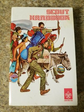 Vintage 1977 Bsa Eighth Edition (8th) Fifth Print Boy Scout Paperback Handbook