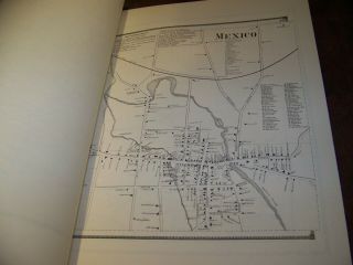 1867 OSWEGO COUNTY NY ATLAS MAP FW BEERS ALBION PARISH REDFIELD 1974 REPRINT 3
