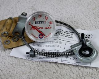 Nos Vintage 1967 Schwinn Stingray 20 " Bicycle Speedometer Kit W/ Cable Drive