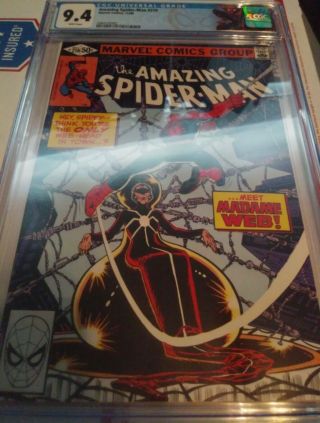 The Spider - Man 210 1st Madame Web Bronze Age Marvel Comics 1980 Cgc9.  4