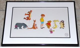 Walt Disney Many Adventures Of Winnie The Pooh Framed Le Sericel Tigger Eeyore