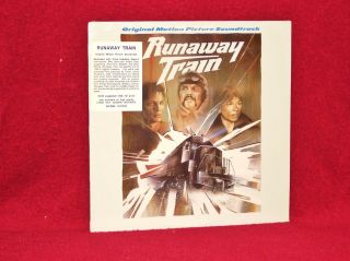 Ost Lp Runaway Train Trevor Jones 1986 Enigma Hype Sticker