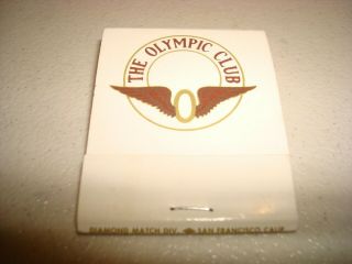 Rare Vintage Matches The Olympic Club San Francisco California Usa