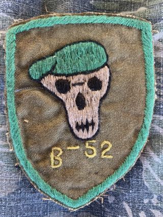 Theater Hand Made Vietnam 5th Special Forces Macv Sog Sfod B - 52 Delta Patch Cia