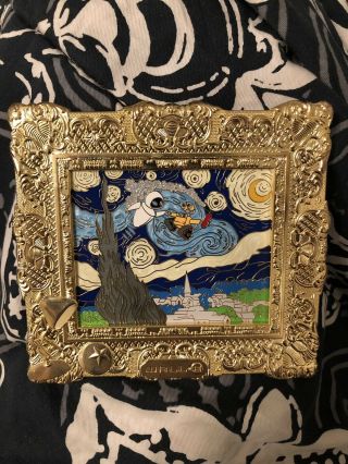 Disney Fantasy Walle Vincent Van Gogh Starry Night Masterpiece Disney Pin Le50