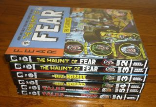 6 Ec Archives The Vault Of Horror,  Haunt Of Fear,  Tales From The Crypt,  Hc Books