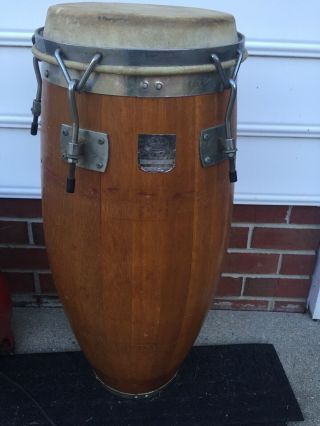 Vintage Gon Bops Congas Estate Find 30”1/2 Tall Top 10”bottom 8”