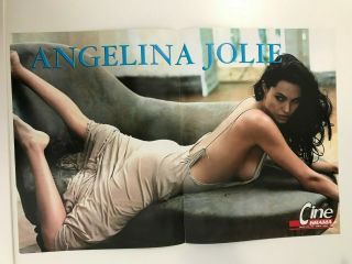 Angelina Jolie & Memoirs Of A Geisha Pin Up Poster Centerfold Printed In Chile